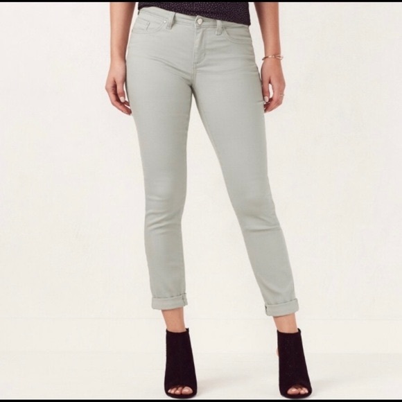 LC Lauren Conrad Cuffed Skinny Ankle Jeans - Picture 1 of 7